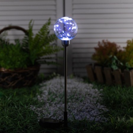 Garden lamp on the sunny battery "Shar", 70 cm, 20 LED, glow white