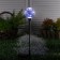 Garden lamp on the sunny battery "Shar", 70 cm, 20 LED, glow white