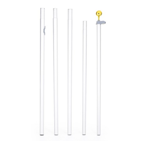 Street Flagste with flag, 7.5 m, d-5 cm, flag 90 x 150 cm-6