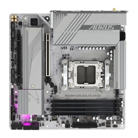 Motherboard Gigabyte B650M A Elite AX Ice Socketam5 AMD B650 4XDDR5 MATX AC`97 8ch (7. 103396