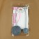 Picking for curtains “Knitted Circle”, on the spring, D = 6/3.5 cm, 23.5 cm, dark gray color