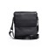 Bag Cross-Body Men, genuine leather, de-gosa black, 19x6x22 cm