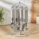 A set of kitchen instruments "DENI", 6 items, on a stand, silver color