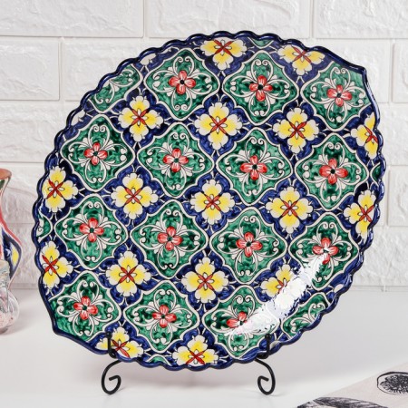 Frog Oval Rishtan Ceramics 42cm-1