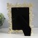 Photo frame Polystone 10x15 cm "Corals and shells" Light gold 23.5x19 cm