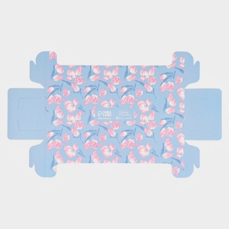 Confectionery packaging, cupcake box with PVC lid, "tenderness", 30 x 8 x 11 cm-4