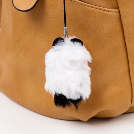 Fluffy on the pendant black ears and legs with a bell-3