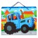 Laminated horizontal package, 40 x 31 x 11 cm, blue tractor