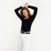 Women's longliva Minaku: Basic Line Black Color, Rr. 42