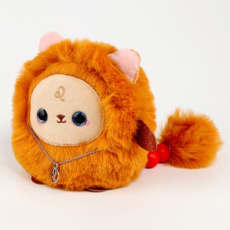 Soft toy - zodiac "Create your decoration. Leo ”, with a pendant-1