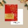 Happy New Year!, Golden Snowflakes, 6 x 8 cm, New Year