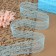 Capricon lace, 45 mm × 10 ± 1 m, blue color