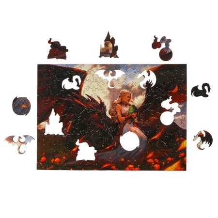 Figure puzzle "Queen of Dragons"-3
