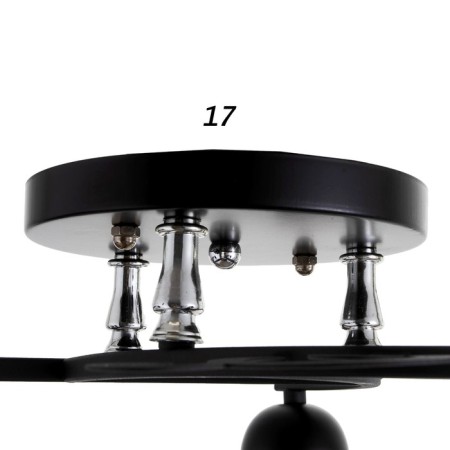 Chandelier 1695/3 E27 40W Black 43x43x2.5 cm Bayerlux-4