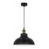 MIRT 1x60W E27 Susception, Black, Bronze 30x30 cm