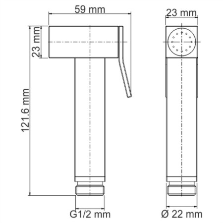 Bida Bida Wasserkraft A138, latch, silicone nozzles, brass, "light bronze"-1