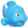 A set of rubber toys for the bathtub "soap: fish", 4 pcs, crush me