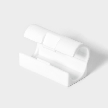 A set of clamps for wires, self -adhesive, 20 pcs, white color-2