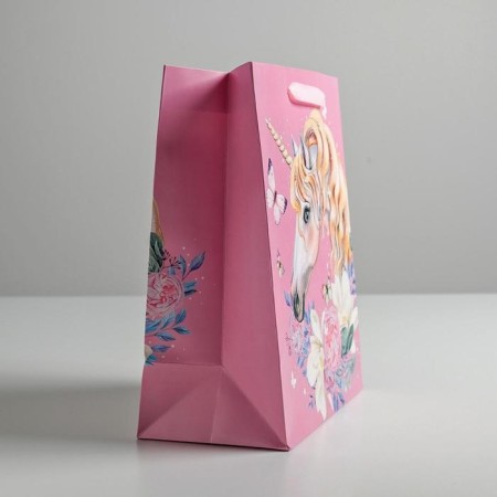 Package Gift Laminated Vertical, Packaging, Unicorn, Ml 23 x 27 x 11.5 cm-2