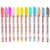 Ballpoint pen with sparkles, 12 colors, Minnie Mouse