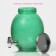 Dispenter for drinks Glass "Fresh", 4 l, 21 × 16 × 24 cm, green color
