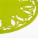 Napkin Decorative shade "Tulips" Color green, D 30 cm, 100% p/e, felt