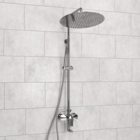 The shower system wasserkraft a166.117.137.087.ch, tropical shower, shower, chrome-1