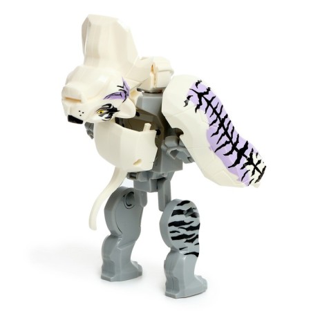 Robot St. John's wort "White Tiger", transforming-6