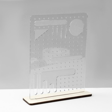 Steam for jewelry "Eco", 17 × 5 × 20 cm, PET 3 mm, plywood-2