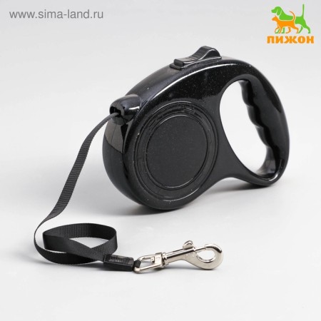 Ergonomic roulette, 5 m, up to 15 kg, black-1