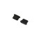 USB plug, black, set 10 pcs