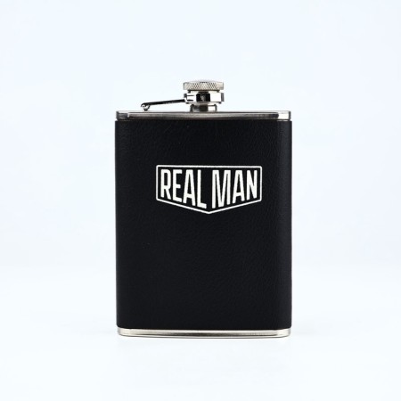 Gift set "Real Man": Flake 240 ml, piles 30 ml x 2 pcs, funnel-1