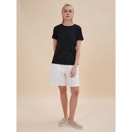 Female T -shirt, size m, black color-4
