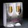 Set of champagne “serpentine” champagne, 170 ml, 2 pcs