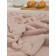 Texrepublic blanket, size 200x220 cm, pink color