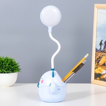 Maneck table lamp LED 3W AKB USB Blue 11.5x10x30 cm Risalux-5