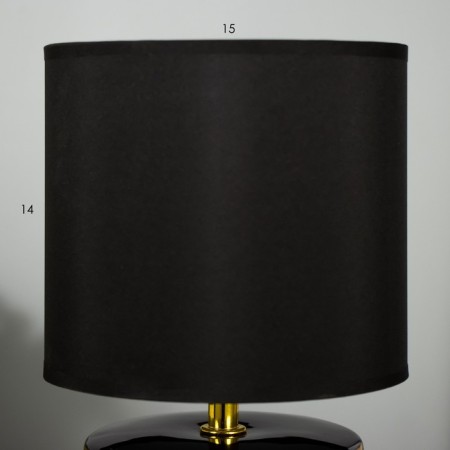 Birgit table lamp E14 40W black and gold 15x15x27 cm Risalux-5