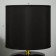 Birgit table lamp E14 40W black and gold 15x15x27 cm Risalux