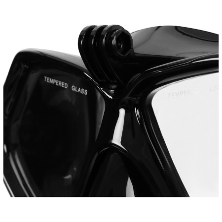 ONLYTOP diving mask with a camera mount, black color-6