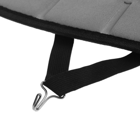 Torso heated cape, 12 V, regulator, 95 × 50 cm, wire 130 cm, gray-11