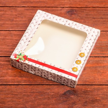 Self -assembly box "Happy holiday!", 16 x 16 x 3 cm-2