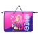 Folder with A4 handles, 340 x 245 x 45 mm, plastic, pens-snuckles, ONICS PT-15 "Anime Tyanka"