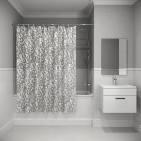Curtain for the bathroom IDDIS PEVA 3D P02PV18I11, 200x180 cm