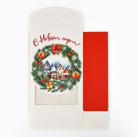 Folding box "Snow City", 15 x 7 x 22 cm, new year-4