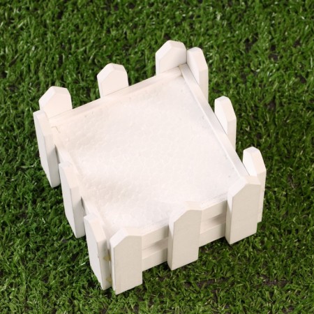 Floristic Kashpo "Edwin" white, 10x10x6cm-1