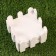 Floristic Kashpo "Edwin" white, 10x10x6cm