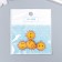 Decor for creativity metal, enamel "Funny Sun" yellow-orange 2.2x2 cm