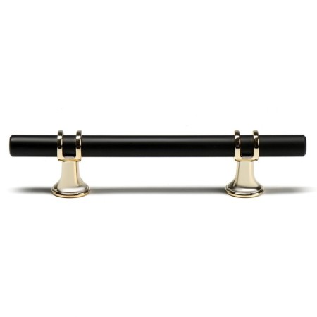 Cappio bracket handle, m/o 96 mm, d = 12 mm, plastic, gold/black color-2