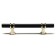 Cappio bracket handle, m/o 96 mm, d = 12 mm, plastic, gold/black color
