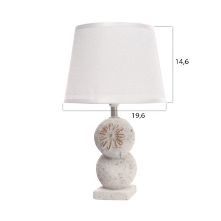 Table lamp "Nick" 1x40W E14 white 20x20x34cm-6